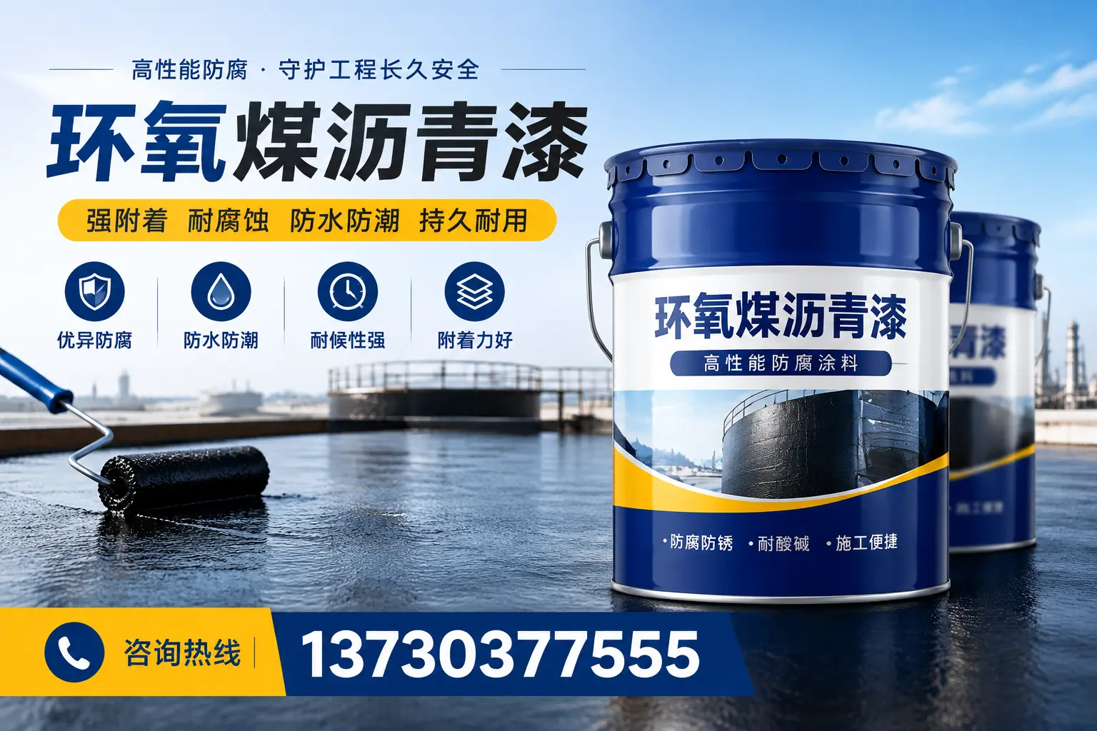 如何判断环氧煤沥青漆的质量?任泽消费者指南